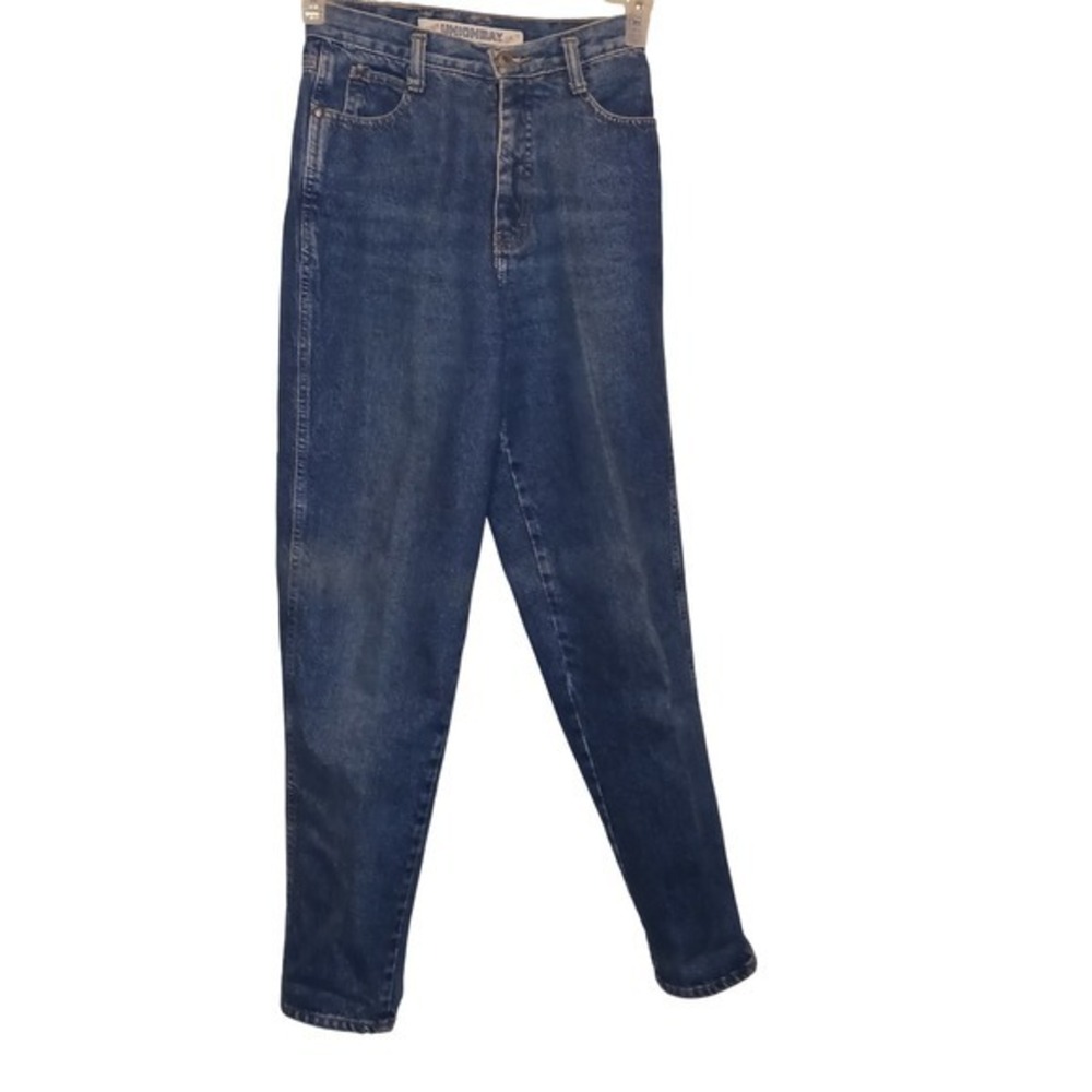 Vintage Unionbay Classic Blue Wash Denim Jeans Women's Size 5x30 High Waisted
